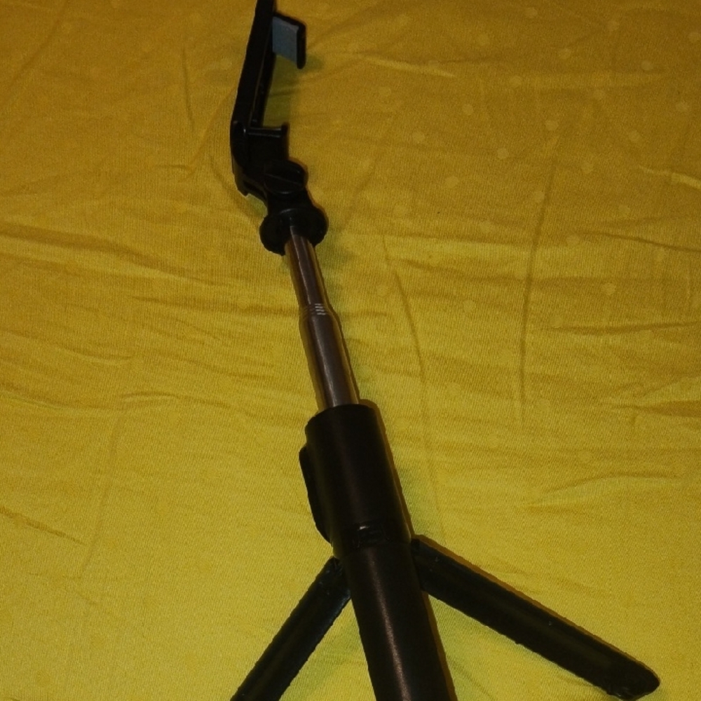 Black Camera Tripod with Phone Mount - Versatile Photo & Video Support